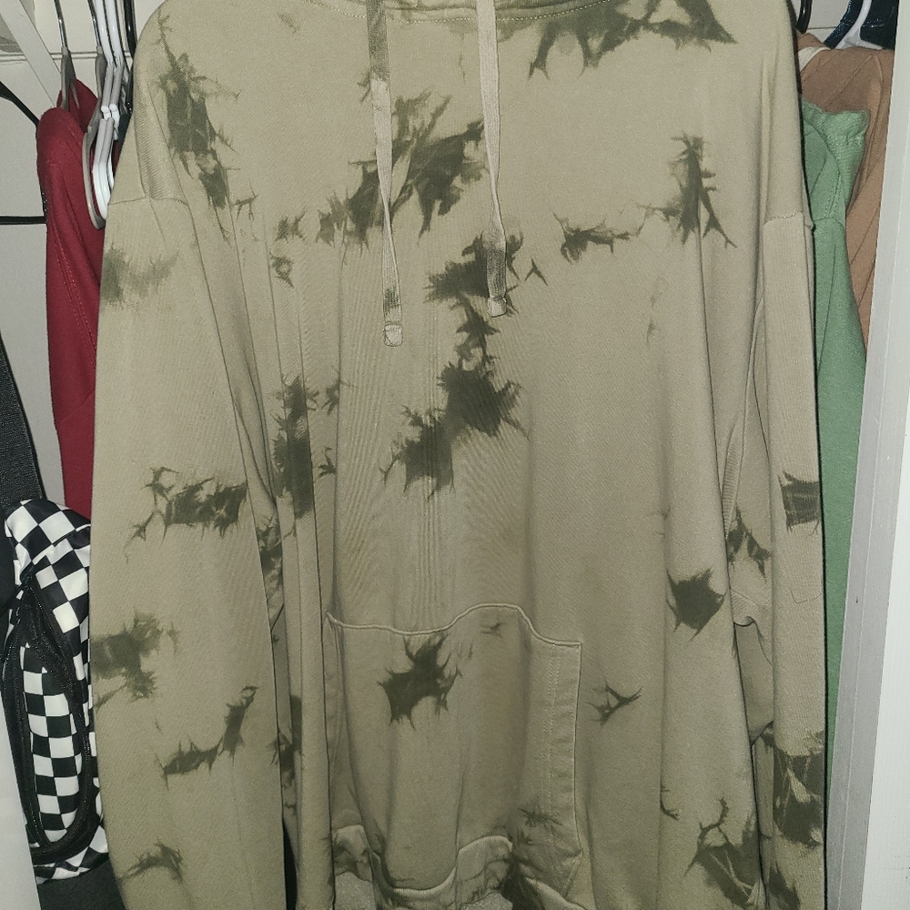 Tan Tie Dye Hoodie
